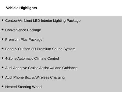 2023 Audi Q8 55 Premium Plus quattro