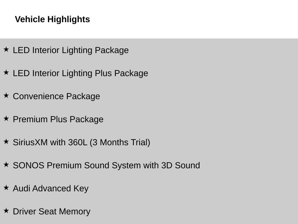 2025 Audi Q3 Premium Plus S Line quattro