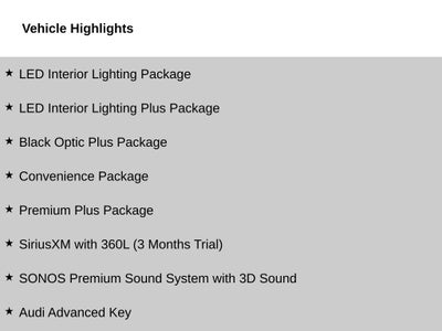 2025 Audi Q3 Premium Plus S Line quattro