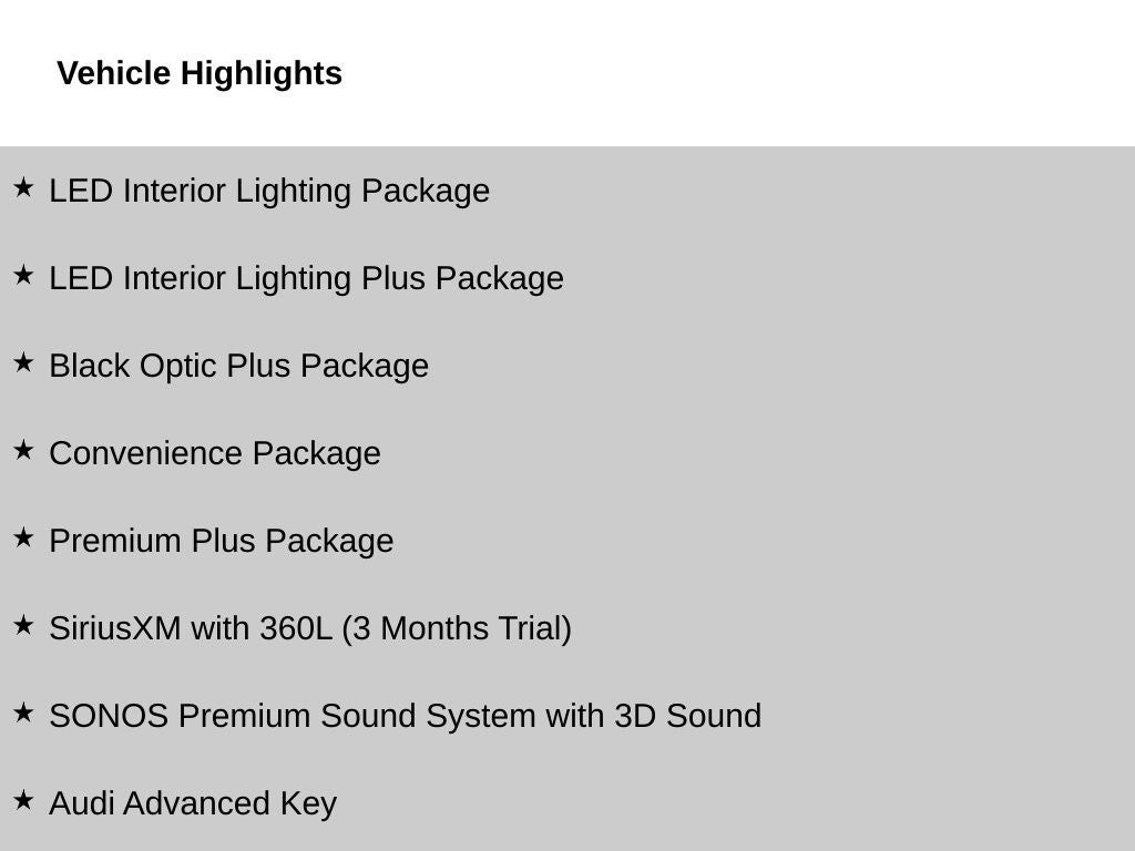 2025 Audi Q3 Premium Plus S Line quattro