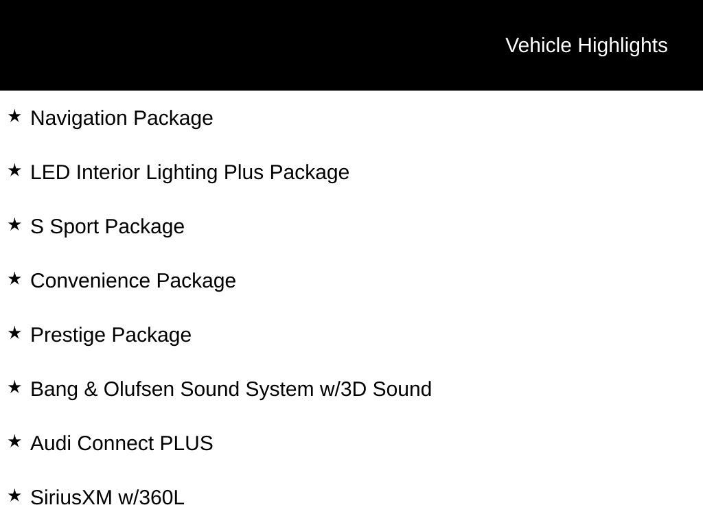 2023 Audi S5 Sportback Prestige quattro