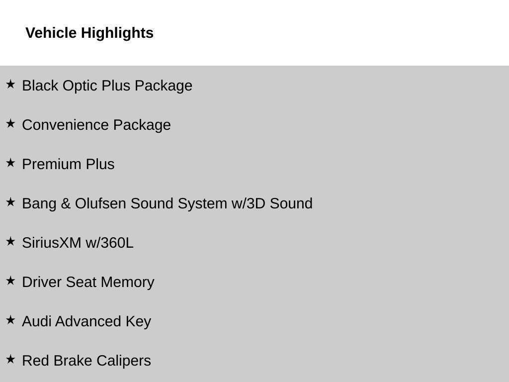 2023 Audi A5 Sportback 45 S line Premium Plus quattro