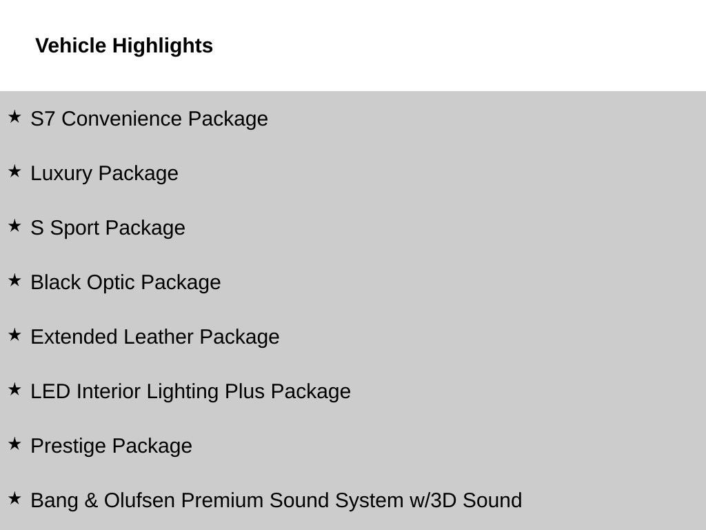 2024 Audi S7 2.9T Prestige quattro