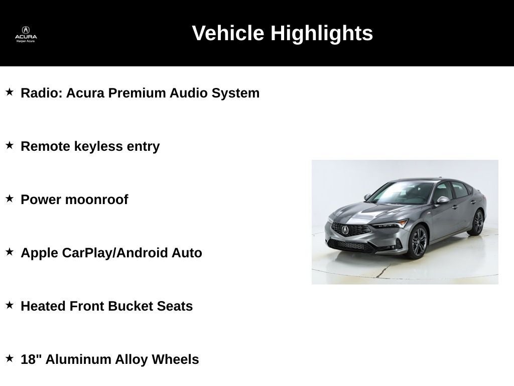 2025 Acura Integra A-Spec Package