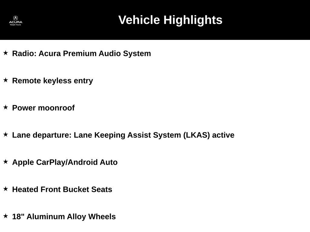 2024 Acura Integra A-Spec Package