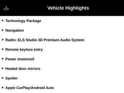 2023 Acura Integra A-Spec Tech Package