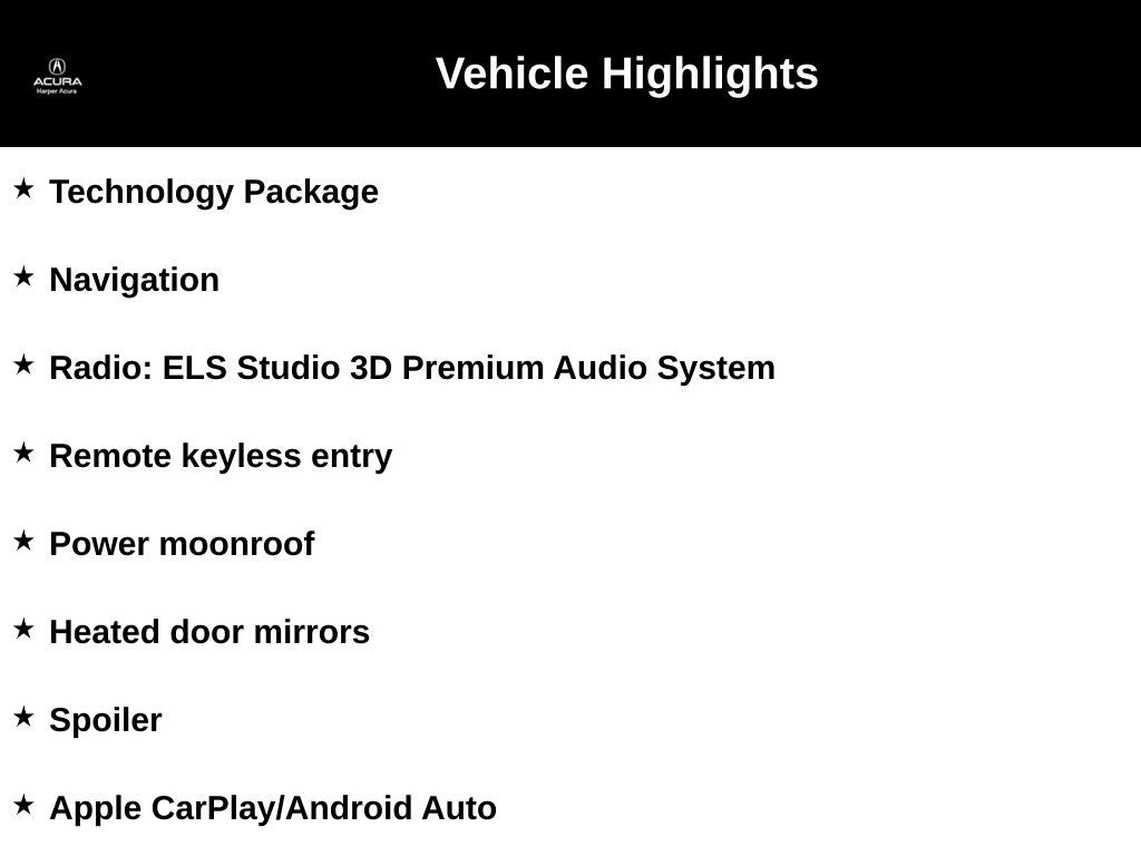 2023 Acura Integra A-Spec Tech Package
