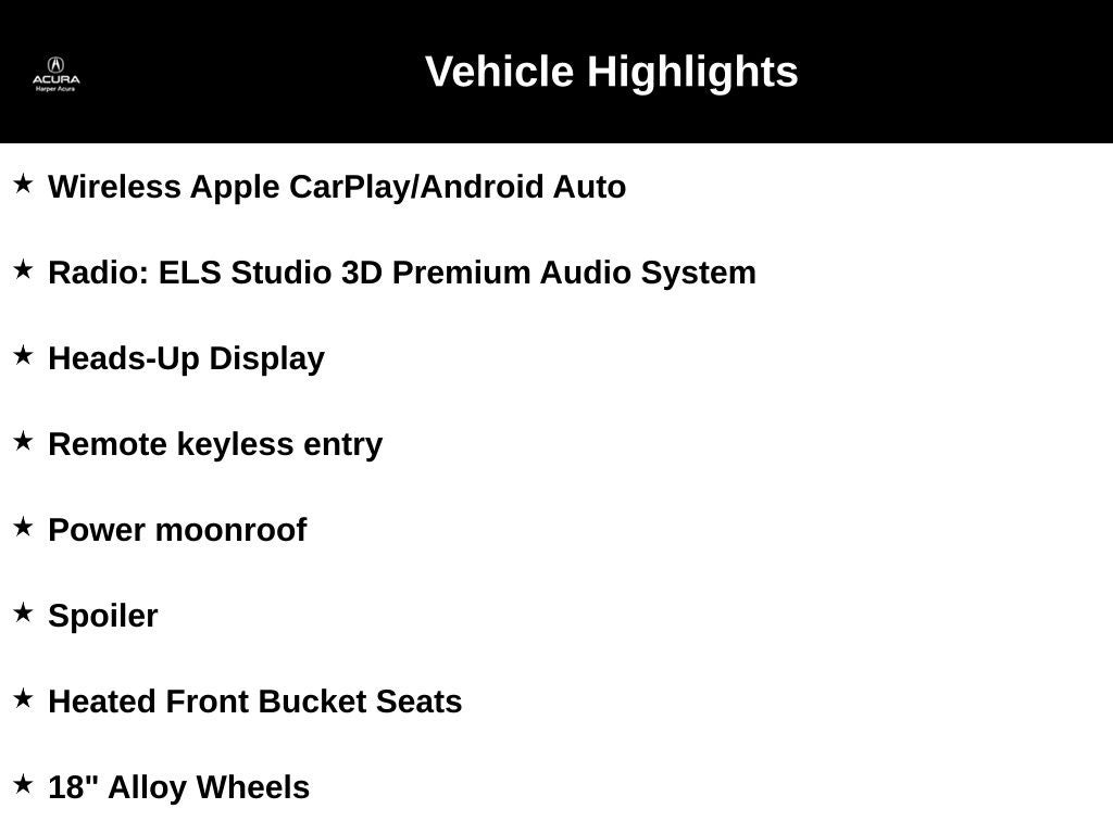 2023 Acura Integra A-Spec Tech Package
