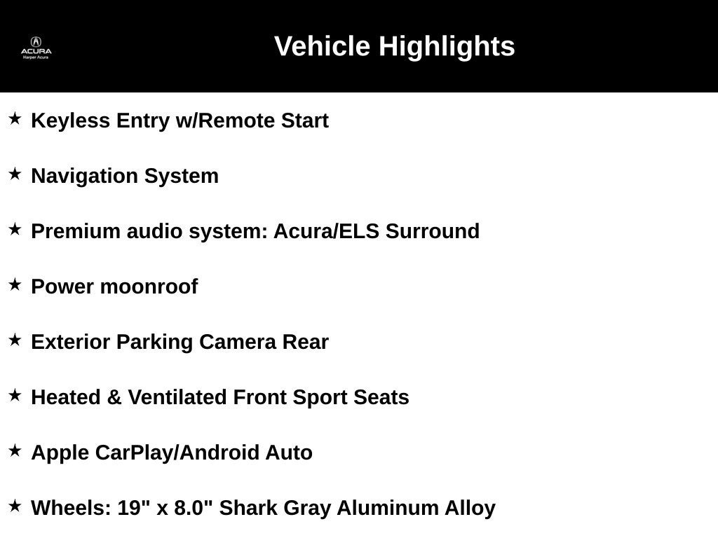 2020 Acura TLX 3.5L A-Spec Pkg