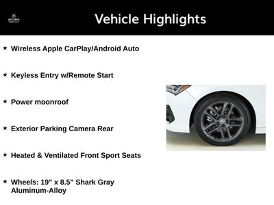 2024 Acura TLX A-Spec Package SH-AWD