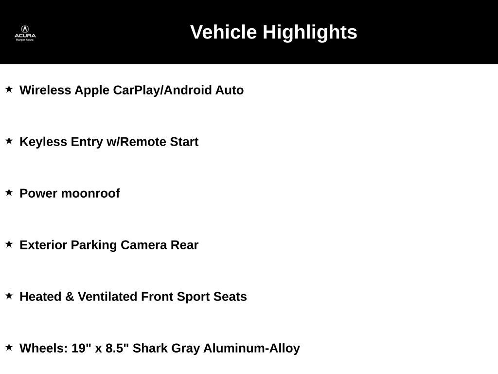 2024 Acura TLX A-Spec Package SH-AWD
