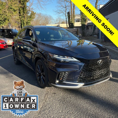 2023 Lexus RX 350 F Sport Handling