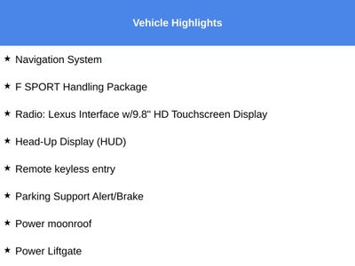 2023 Lexus RX 350 F Sport Handling