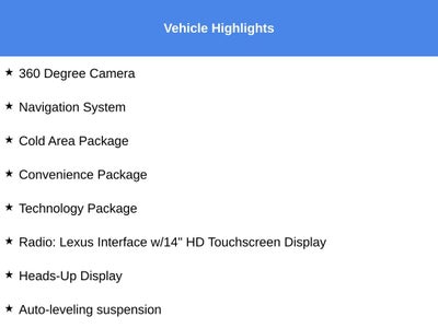 2024 Lexus RX 500h F SPORT Performance
