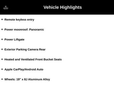 2025 Acura ADX A-Spec Package