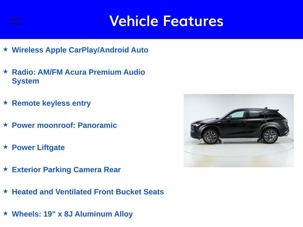 2025 Acura ADX A-Spec Package
