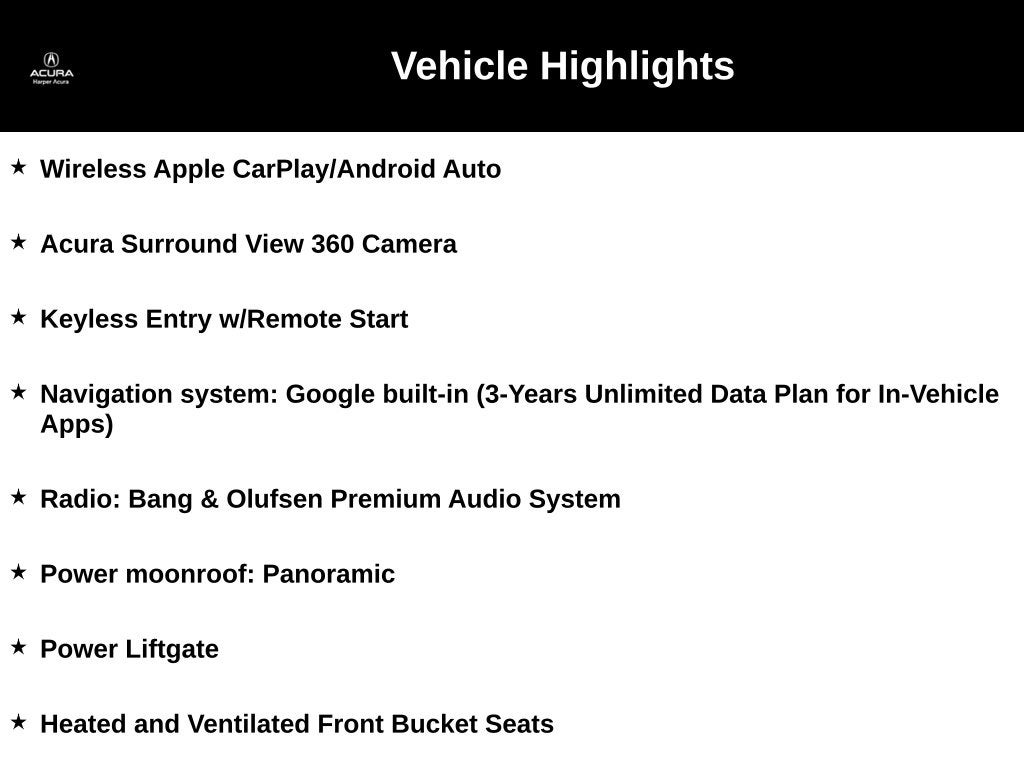 2026 Acura ADX A-Spec Advance Package