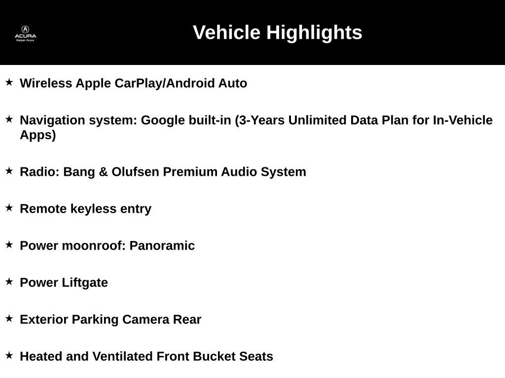 2025 Acura ADX A-Spec Advance Package