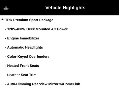 2022 Toyota Tacoma TRD Sport V6