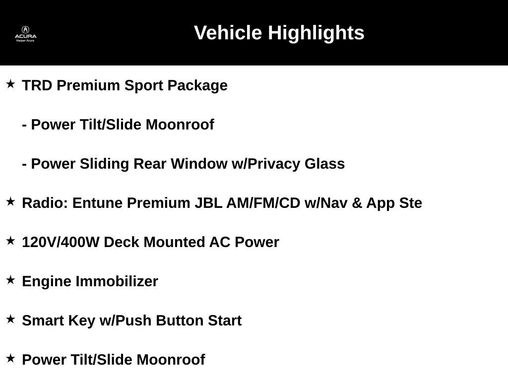 2022 Toyota Tacoma TRD Sport V6