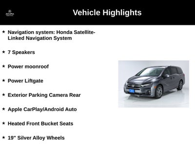 2025 Honda Odyssey Touring
