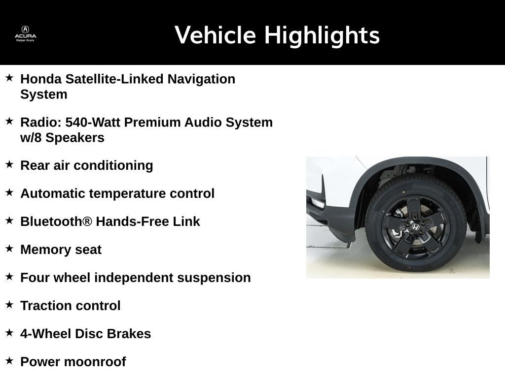 2024 Honda Ridgeline Black Edition