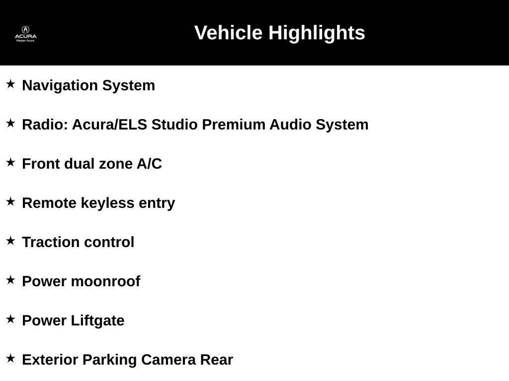 2017 Acura RDX Technology Package