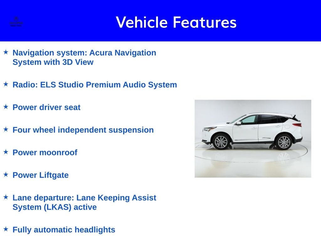 2023 Acura RDX Technology Package