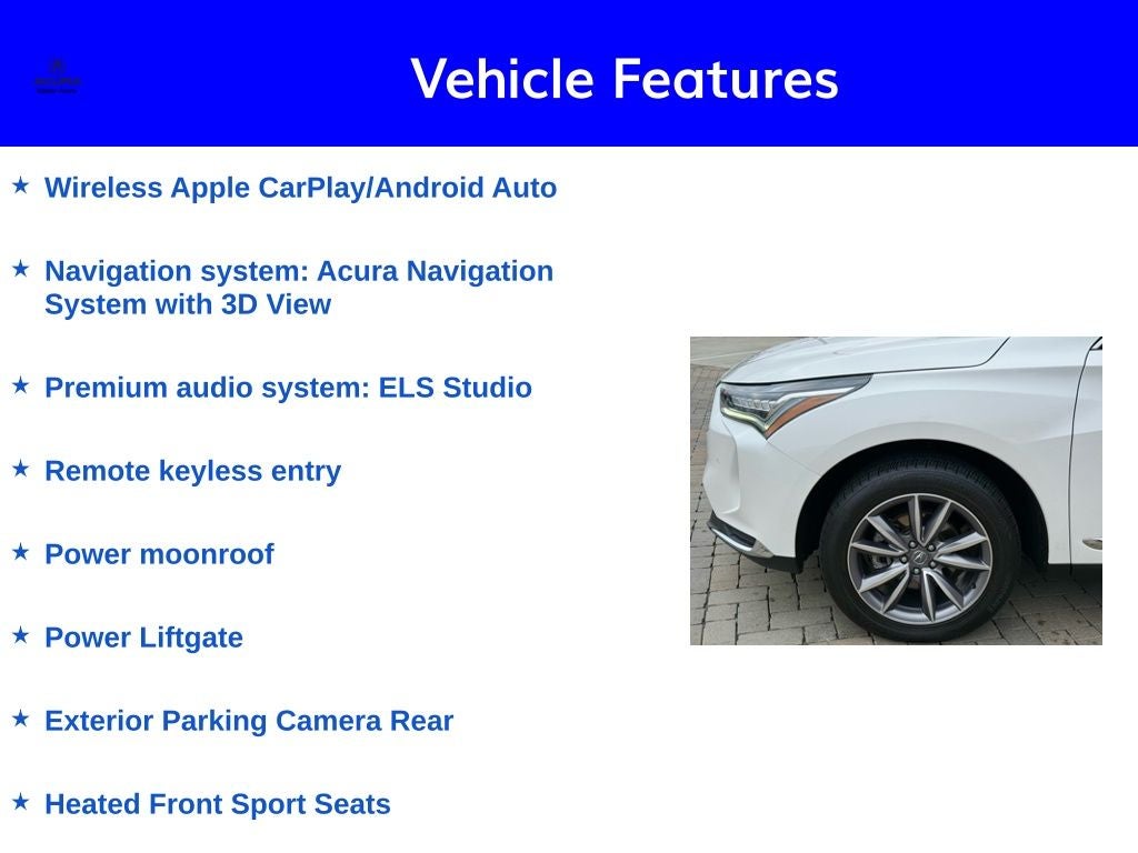 2023 Acura RDX Technology Package