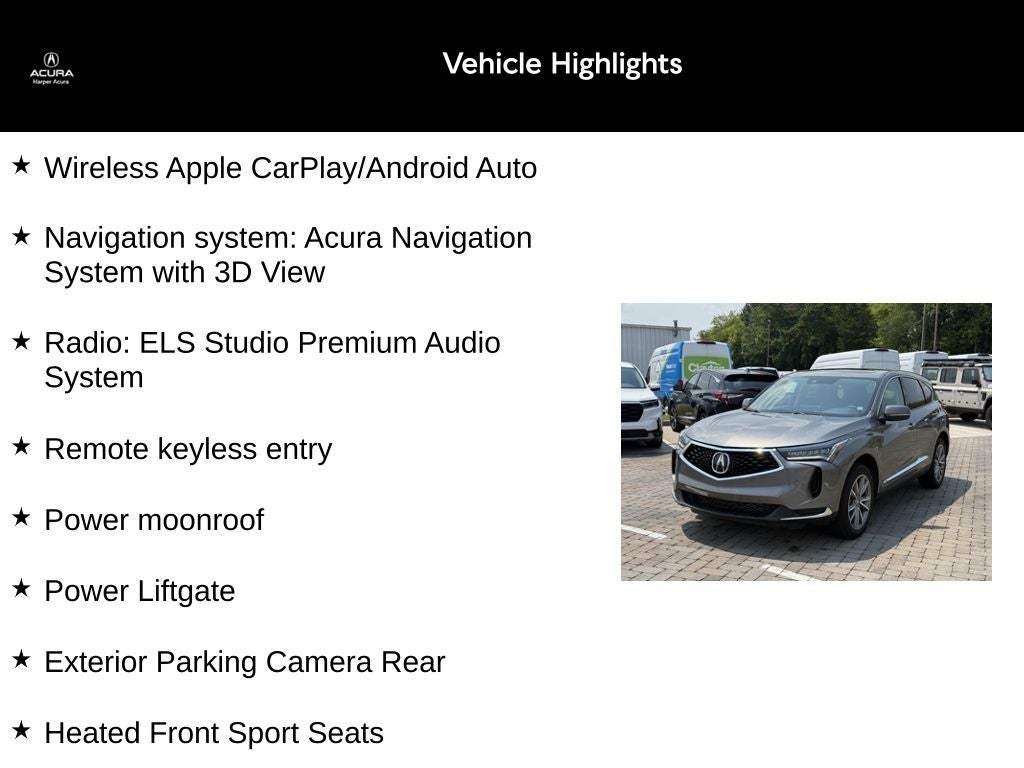 2023 Acura RDX Technology Package
