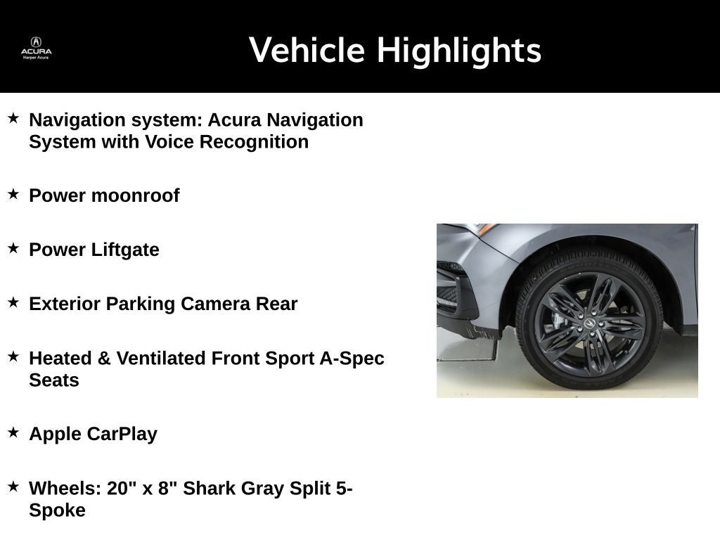 2019 Acura RDX A-Spec Package