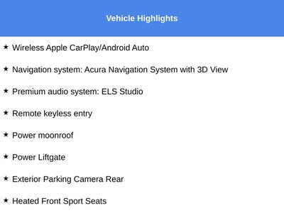 2023 Acura RDX Technology Package SH-AWD