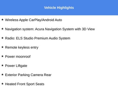 2023 Acura RDX Technology Package SH-AWD