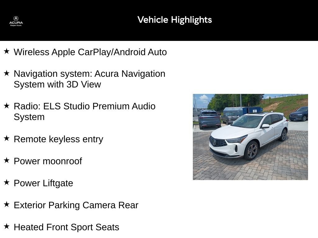 2025 Acura RDX Technology Package SH-AWD