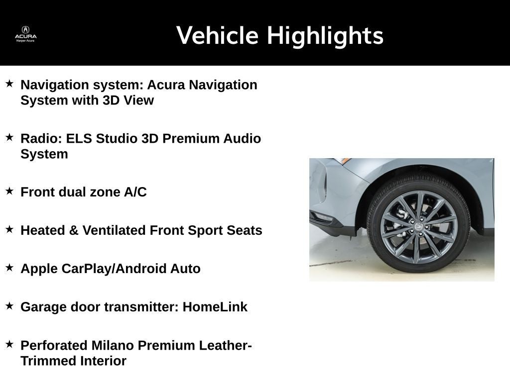 2025 Acura RDX A-Spec Package SH-AWD
