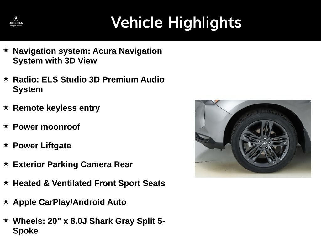2023 Acura RDX A-Spec Package SH-AWD