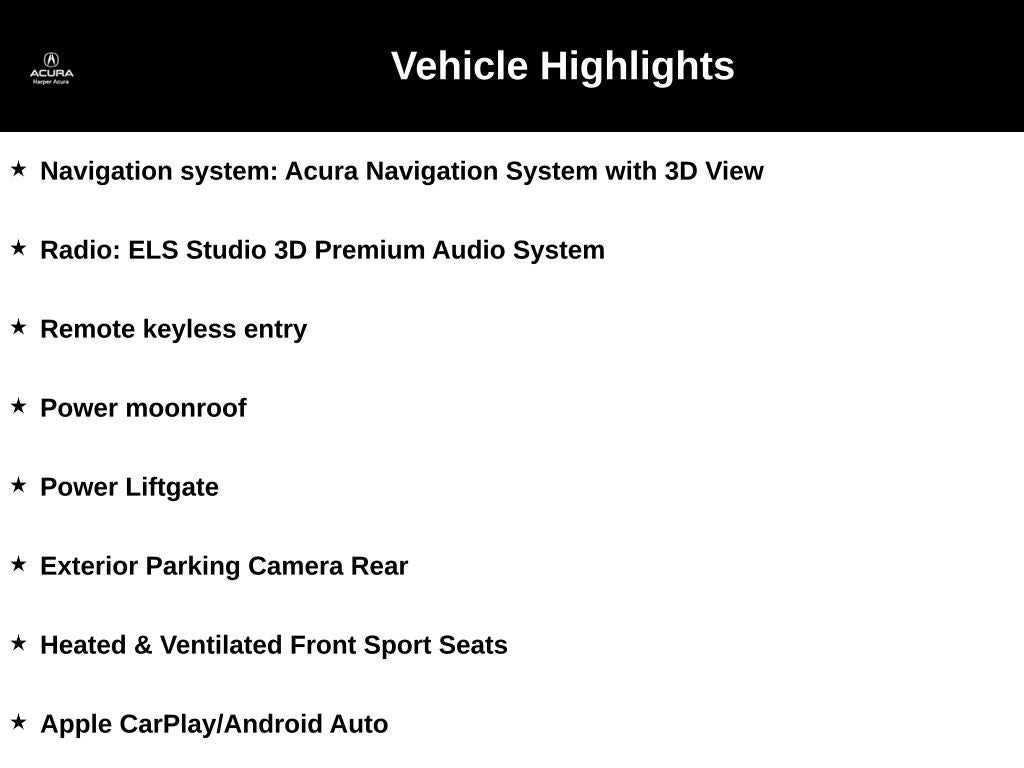 2023 Acura RDX A-Spec Package SH-AWD