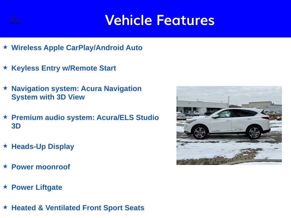 2023 Acura RDX Advance Package SH-AWD