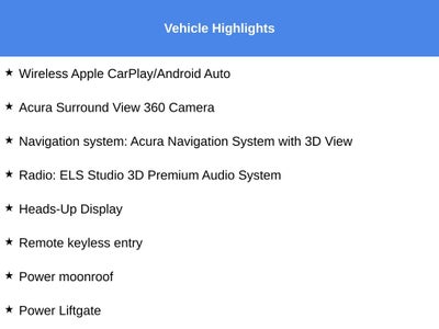 2024 Acura RDX Advance Package SH-AWD