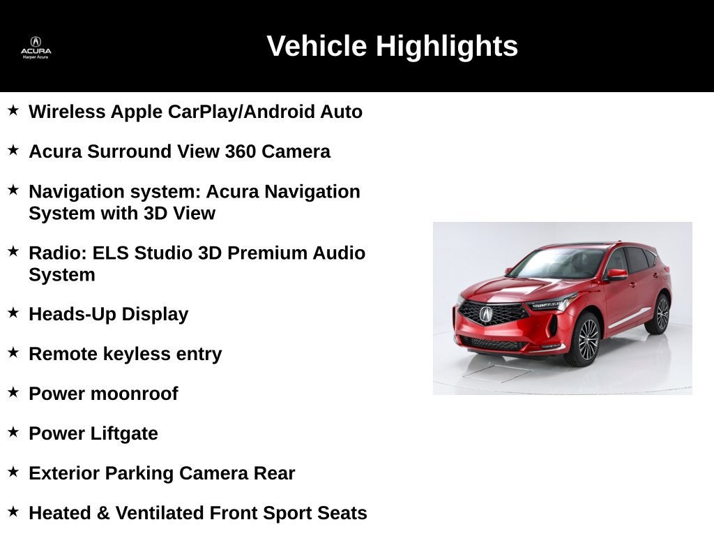 2025 Acura RDX Advance Package SH-AWD