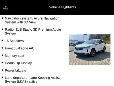 2024 Acura RDX Advance Package SH-AWD