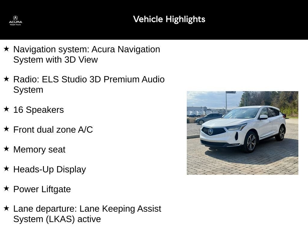 2024 Acura RDX Advance Package SH-AWD