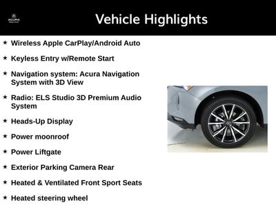 2025 Acura RDX A-Spec Advance Package SH-AWD