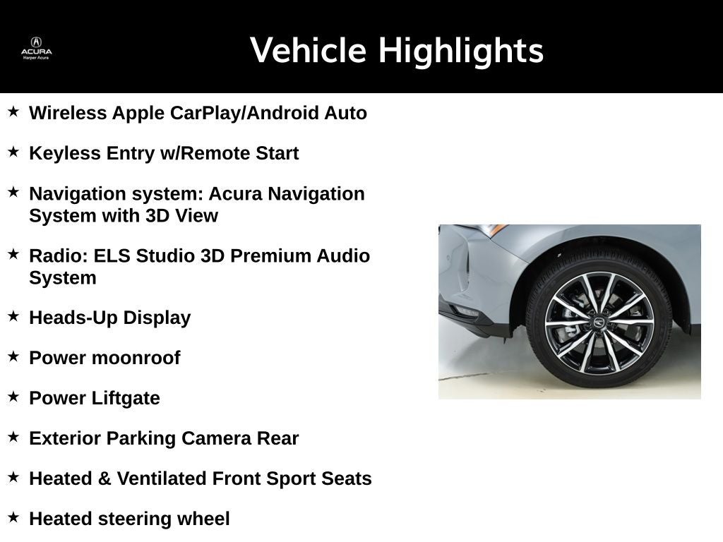 2025 Acura RDX A-Spec Advance Package SH-AWD