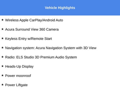 2024 Acura RDX A-Spec Advance Package SH-AWD
