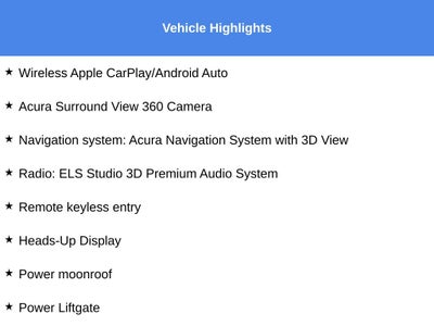 2024 Acura RDX A-Spec Advance Package SH-AWD