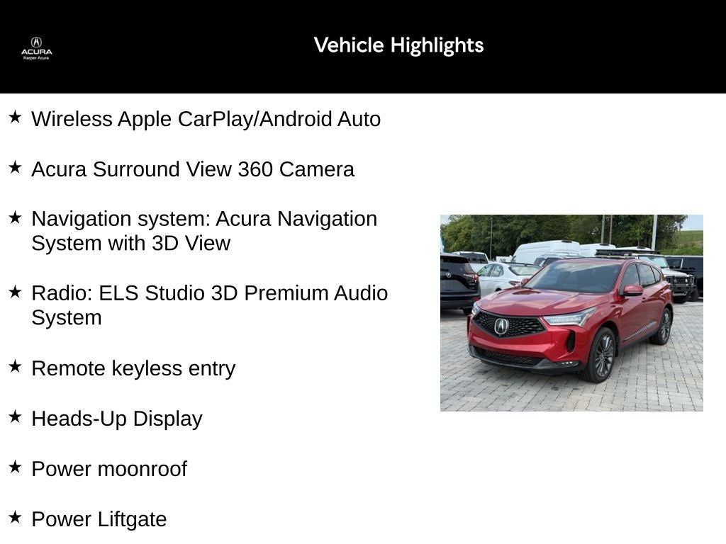 2024 Acura RDX A-Spec Advance Package SH-AWD