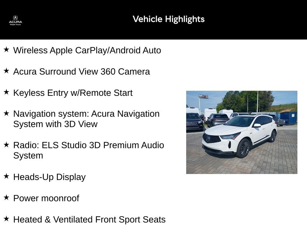 2023 Acura RDX A-Spec Advance Package SH-AWD