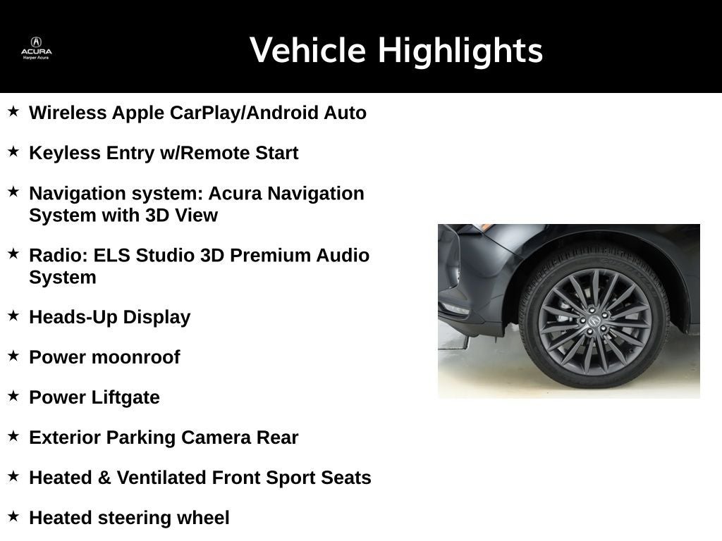 2024 Acura RDX A-Spec Advance Package SH-AWD