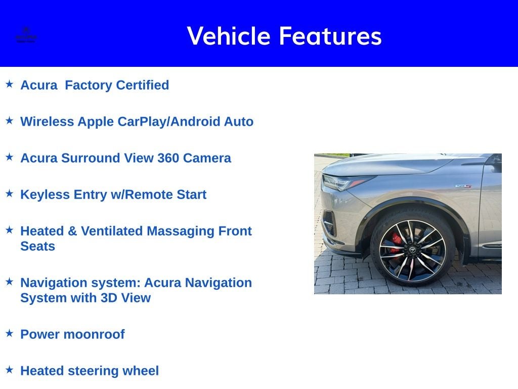 2023 Acura MDX Type S w/Advance Package SH-AWD